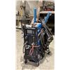 Image 1 : MILLER DYNASTY 300 WELDER, MILLER COOLMATE 1.3, ASSORTED RODS, FOOT CONTROL, STINGER, REGULATOR &