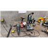 Image 1 : MAKITA & MILWAUKEE CORDLESS DRILLS WITH CHARGERS, 4 CORDLESS MAKITA WORK LIGHTS & ELECTRIC MAKITA