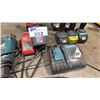 Image 5 : MAKITA & MILWAUKEE CORDLESS DRILLS WITH CHARGERS, 4 CORDLESS MAKITA WORK LIGHTS & ELECTRIC MAKITA