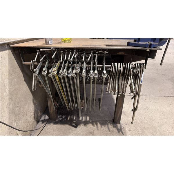 GROUP OF APPROX 32 ASSORTED CLAMPS- BESSEY & VICE-GRIP