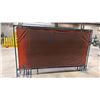 Image 3 : 7 ASSORTED HEAVY DUTY WELDING SCREENS APPROX 8-10' X 6.5'