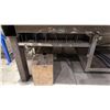 Image 4 : 1/2" STEEL TOP WELDERS TABLE WITH IRWIN RECORD NO.8 BENCH VICE APPROX  8'L X 4'D X 3'H
