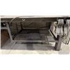 Image 5 : 1/2" STEEL TOP WELDERS TABLE WITH IRWIN RECORD NO.8 BENCH VICE APPROX  8'L X 4'D X 3'H