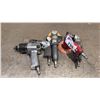 Image 1 : GROUP OF 5 ASSORTED PNEUMATIC POWER TOOLS 3-GRINDERS, 2-DRILLS