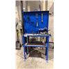 Image 1 : BLUE METAL WORK STATION WITH CONTENTS APPROX 40" W X 12.5" D X 74" H