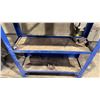 Image 5 : BLUE METAL WORK STATION WITH ASSORTED TOOLS/CONTENTS