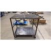 Image 3 : STEEL INDUSTRIAL 2 TIER CART WITH CASTERS MAX WEIGHT 400LBS