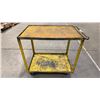 Image 3 : STEEL INDUSTRIAL 2 TIER CART WITH CASTERS MAX WEIGHT 400LBS