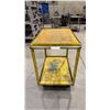 Image 4 : STEEL INDUSTRIAL 2 TIER CART WITH CASTERS MAX WEIGHT 400LBS