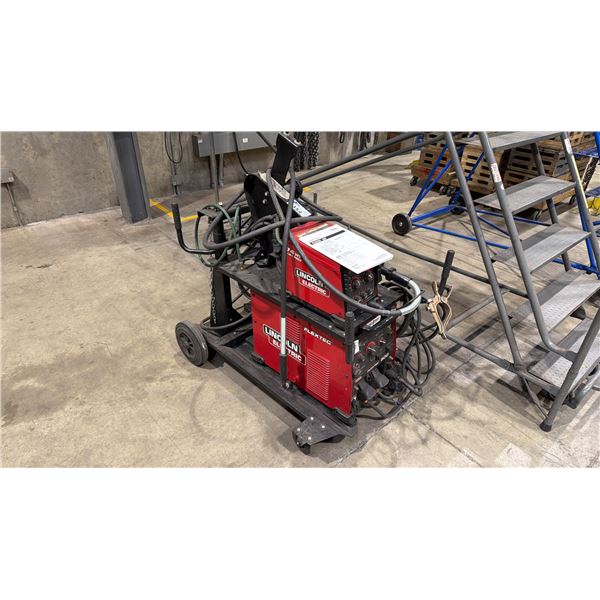 LINCOLN ELECTRIC FLEXTEC 500 WELDER WITH LINCOLN FLEX FEED 74HT WIRE FEEDER