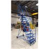 Image 1 : CANWAY 11H-DCG METAL MOBILE STAIRS WITH 400LBS MAX LOAD