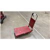 Image 1 : RED METAL PLATFORM HAND TRUCK WITH ADJUSTABLE HEIGHT