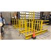 Image 2 : LARGE YELLOW METAL INDUSTRIAL MATERIAL HOLDER APPROX 120"W X 164"L X 88.5"H