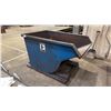 Image 1 : BLUE INDUSTRIAL QUICK RELEASE STEEL DUMPING BIN APPROX 50"W X 72"L X 45"H