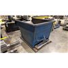 Image 3 : BLUE INDUSTRIAL QUICK RELEASE STEEL DUMPING BIN APPROX 50"W X 72"L X 45"H