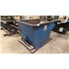 Image 4 : BLUE INDUSTRIAL QUICK RELEASE STEEL DUMPING BIN APPROX 50"W X 72"L X 45"H