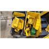 Image 2 : PALLET OF ASSORTED STORAGE ORGANIZER BINS, CASTER WHEELS & MORE