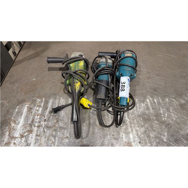 GROUP OF 3 MAKITA ELECTRIC GRINDERS