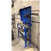 Image 2 : BLUE METAL WORK STATION WITH ASSORTED SHOP CONTENTS & 2 SPOOLS OF WELDING WIRE