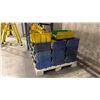 Image 2 : PALLET OF ASSORTED PLASTIC ORGANIZATIONAL BINS