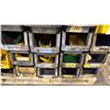 Image 4 : PALLET OF ASSORTED PLASTIC ORGANIZATIONAL BINS