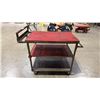 Image 1 : 3 TIER METAL/WOOD SHOP CART
