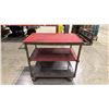 Image 3 : 3 TIER METAL/WOOD SHOP CART