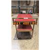 Image 4 : 3 TIER METAL/WOOD SHOP CART