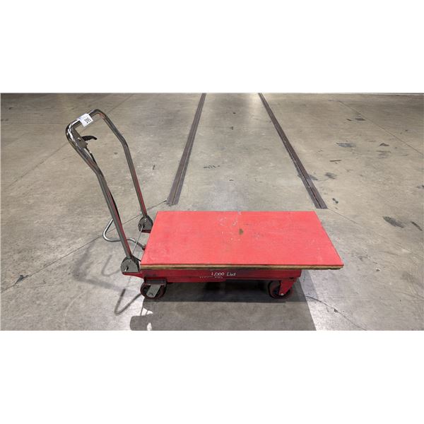 1000LB CAPACITY HYDRAULIC PLATFORM LIFT TABLE