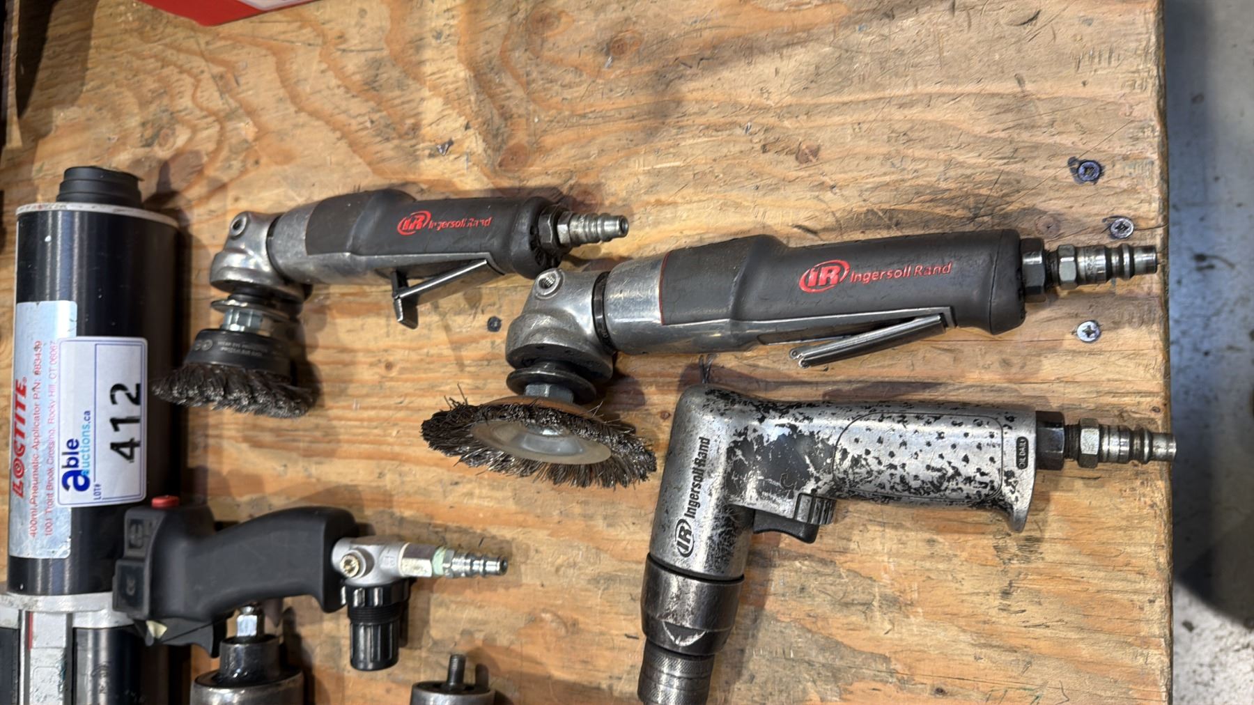Grinder Pi GROUP OF APPROX 14 PNEUMATIC TOOLS INCLUDING GRINDERS, DRILLS ...