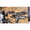 Image 5 : GROUP OF APPROX 14 PNEUMATIC TOOLS INCLUDING GRINDERS, DRILLS, APPLICATOR GUN, DIE GRINDER &