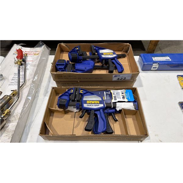 *NEW* 6 IRWIN QUICK GRIP 6" BAR CLAMPS