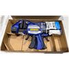 Image 3 : *NEW* 6 IRWIN QUICK GRIP 6" BAR CLAMPS