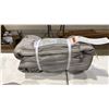 Image 2 : *NEW* 3- GREY 6' HEAVY DUTY POLYESTER ROUND SLINGS