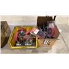 Image 1 : BOX & BIN OF ASSORTED ULINE CASTERS