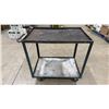 Image 1 : METAL 2 TIER SHOP CART