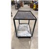 Image 2 : METAL 2 TIER SHOP CART