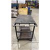 Image 4 : METAL 2 TIER SHOP CART
