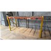 Image 2 : 2 SECTIONS OF ORANGE/YELLOW PALLET RACKING