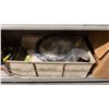 Image 12 : STEEL SHELVING UNIT WITH CONTENTS- ASSORTED WORK GLOVES, HARDWARE, TOOLS & MISC ITEMS