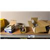 Image 3 : STEEL SHELVING UNIT WITH CONTENTS- ASSORTED WORK GLOVES, HARDWARE, TOOLS & MISC ITEMS
