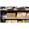 Image 8 : STEEL SHELVING UNIT WITH CONTENTS- ASSORTED WORK GLOVES, HARDWARE, TOOLS & MISC ITEMS