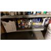 Image 12 : METAL SHELVING UNIT WITH CONTENTS- ASSORTED PAINTS, COMPOUNDS, WELDING REGULATORS, DRILL BITS,