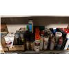Image 9 : METAL SHELVING UNIT WITH CONTENTS- ASSORTED PAINTS, COMPOUNDS, WELDING REGULATORS, DRILL BITS,