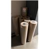 Image 1 : 8 ASSORTED ULINE BROWN PACKAGING PAPER ROLLS