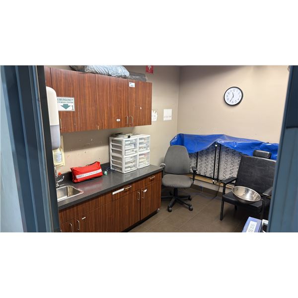 CONTENTS OF FIRST AID ROOM *AED/OXYGEN NOT INCLUDED*