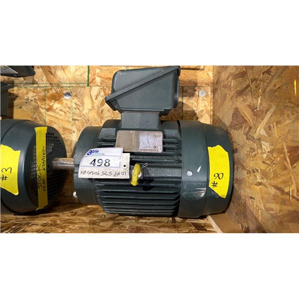 TOSHIBA 10 HP ELECTRIC MOTOR