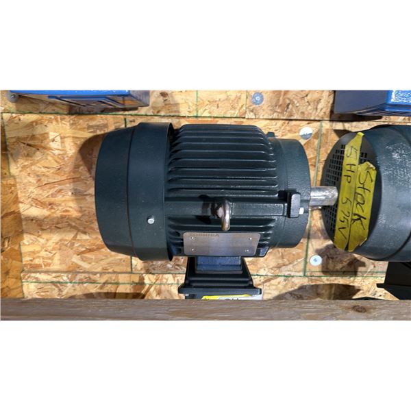 TOSHIBA 5 HP ELECTRIC MOTOR