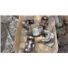 Image 3 : WOODEN PALLET CRATE WITH METAL MACHINE PARTS