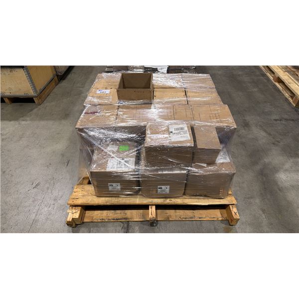 PALLET OF APPROX 29 CASES OF STEEL WASHERS